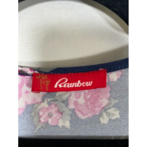 Retro Floral  Dress 2X Black Boho Western Classic Chic Preppy Cottagecore 80s - Picture 4 of 11